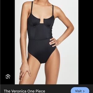 The Veronica One Piece Swimsuit - Black